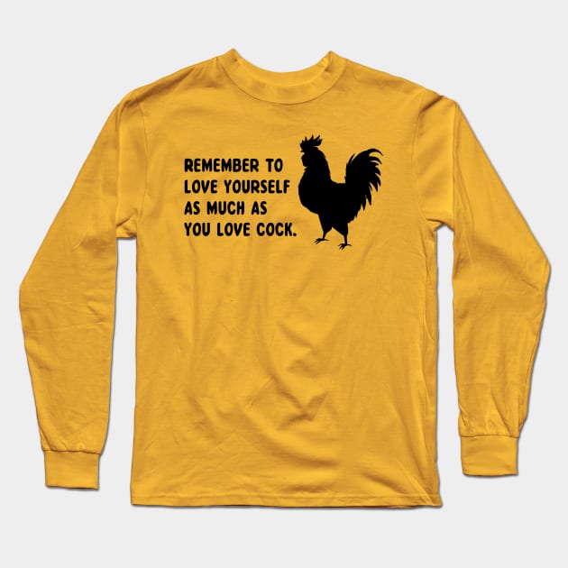 Love Yourself Long Sleeve T-Shirt by JasonLloyd